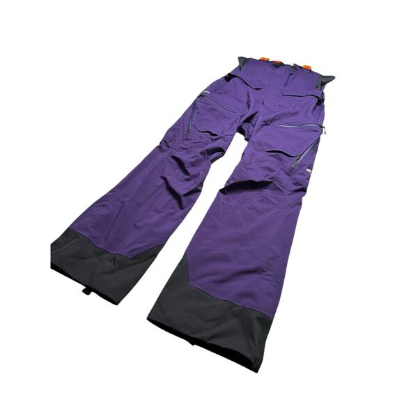 Orage Men’s Ski Snow Bib Pants Purple/Black Sz Large Waterproof Technical Shell - Picture 11 of 16